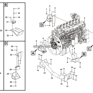 LGMG Mine Truck Mine Truck - Engine assembly - A0100-2701010958