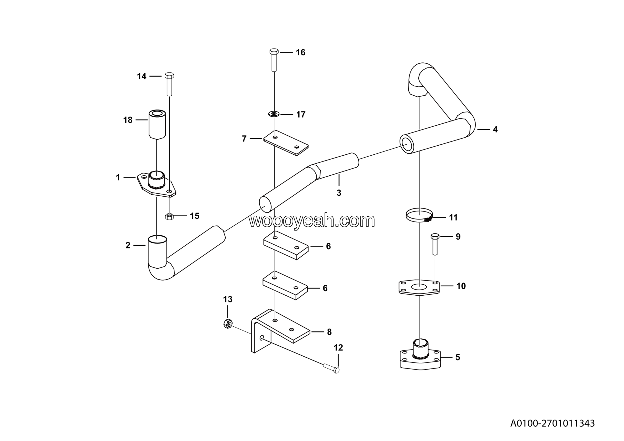 LGMG Off-Highway Dump Truck 2022 - Oil filling connection assy - A0100-2701011864