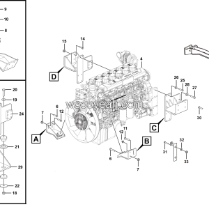 LGMG Off-Highway Dump Truck 2020 - Engine assy - A0100-2701012361.S
