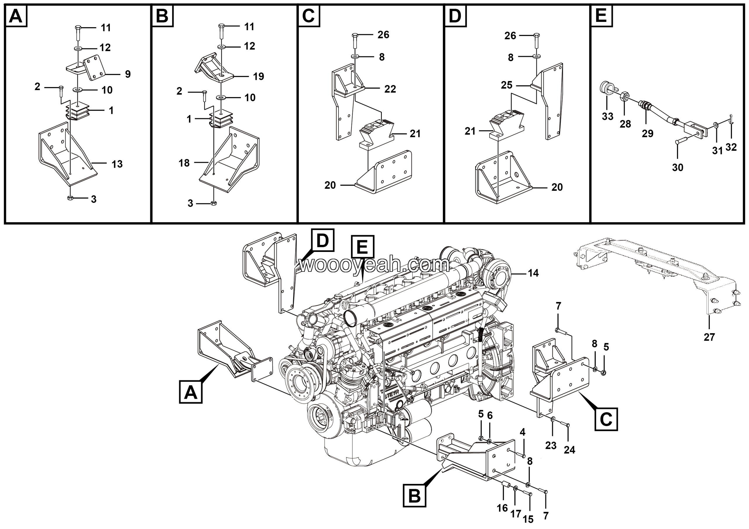 LGMG Off-Highway Dump Truck 2022 - Engine assy - A0100-2701012917