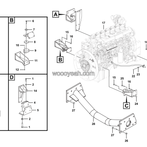LGMG Mine Truck Mine Truck - Engine assembly - A0101-2701011052