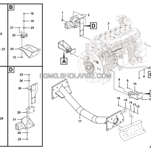 LGMG MT95 Mine Truck - Engine assembly - A0101-2701011063