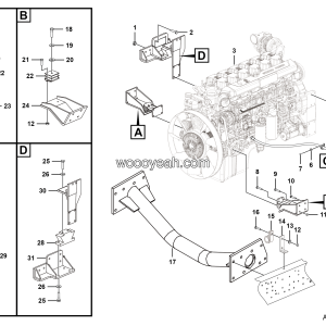 LGMG MT95 Mine Truck - Engine assembly - A0101-2701011063