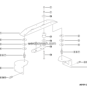 LGMG - 2025 - Transmission support assembly - A0101-2701011561.S1E