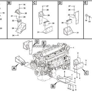 LGMG MT60 Mine Truck - Engine assembly - A0101-2701011575