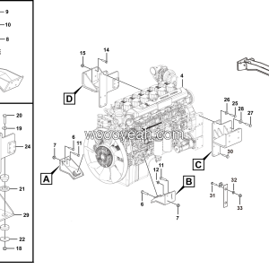 LGMG Off-Highway Dump Truck 2022 - Engine assy - A0101-2701012361.S1B