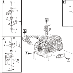 LGMG Off-Highway Dump Truck 2022 - Engine assy - A0101-2701012593.S1A