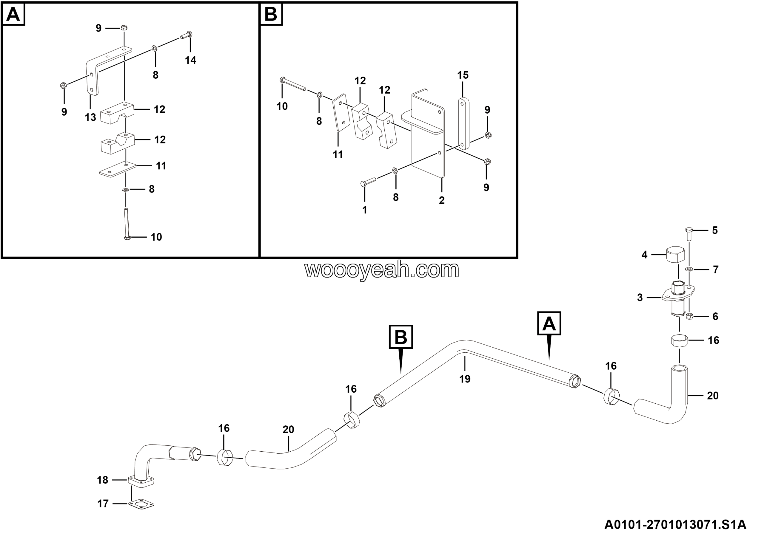 LGMG Off-Highway Dump Truck 2022 - Oil filling assy - A0101-2701013071.S1A