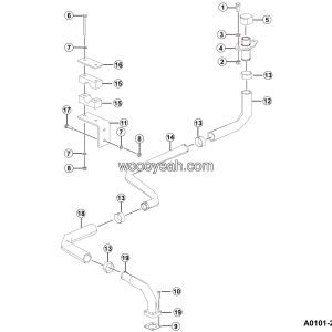 LGMG CMT66A 2025 - OIL FILLING ASSEMBLE - A0101-2701013103.S1B