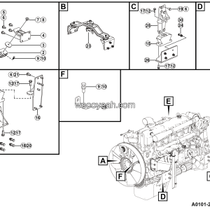 LGMG MT50 2025 - Engine installation - A0101-2701014175.S1A