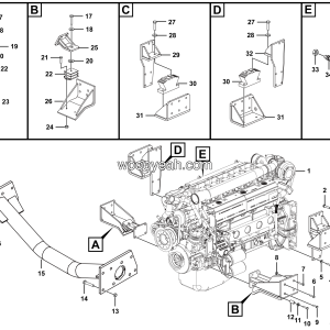LGMG Mine Truck Mine Truck - Engine assembly - A0102-2701010865