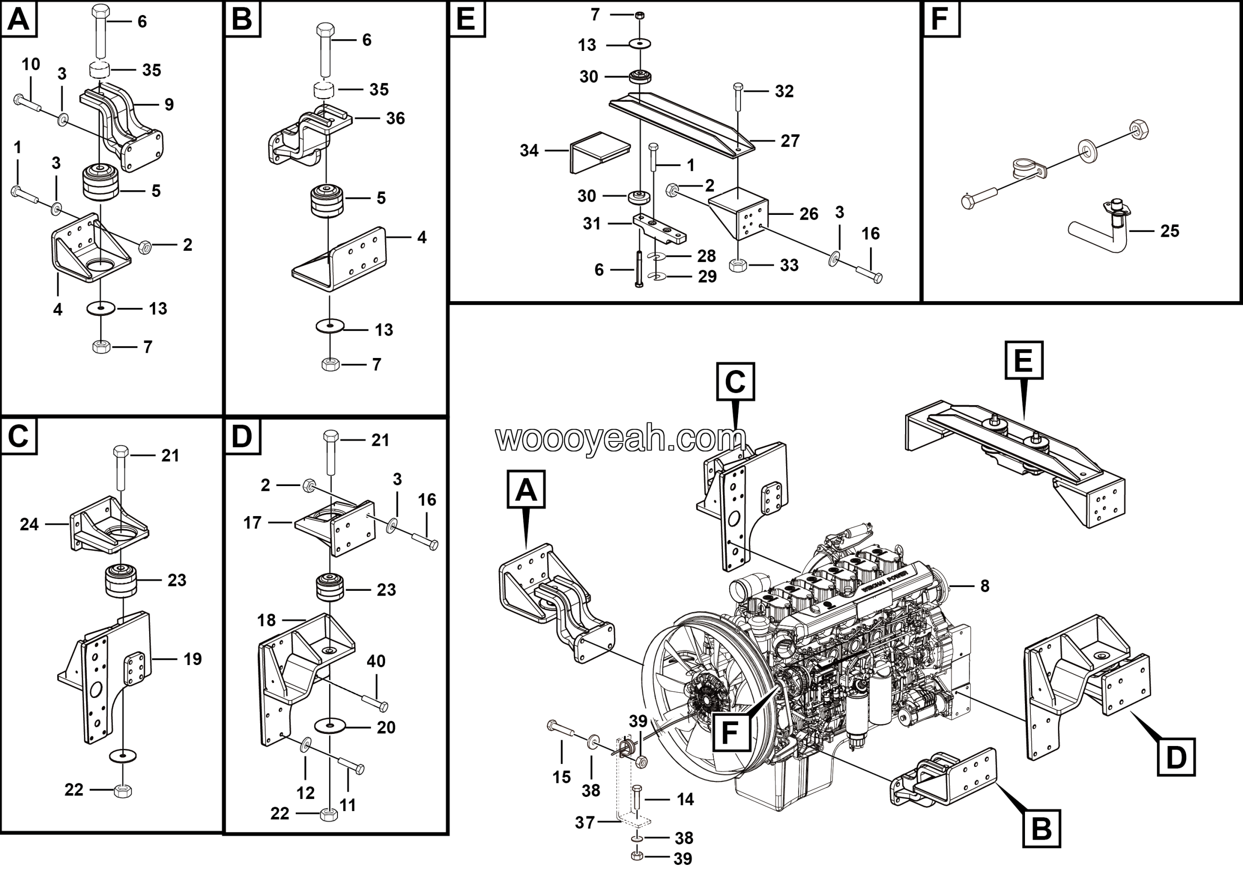LGMG Off-Highway Dump Truck 2023 - Engine assy - A0103-2701012140.S1D