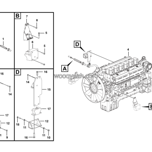 LGMG Off-Highway Dump Truck 2023 - Engine assy - A0104-2701010790-G1