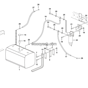 LGMG Off-Highway Dump Truck 2022 - Fuel tank assy - A0200-2702010348