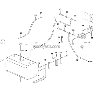 LGMG MS40 Mine Truck - Fuel tank assy - A0200-2702010381