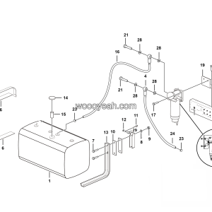 LGMG Off-Highway Dump Truck 2022 - Fuel tank assy - A0200-2702010507.S1B