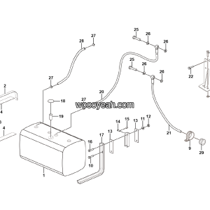 LGMG Off-Highway Dump Truck 2022 - Fuel tank assy - A0200-2702010705