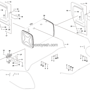 LGMG Off-Highway Dump Truck 2023 - Fuel tank installation assy - A0200-2702010906-G1