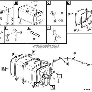 LGMG MT86H 2025 - Fuel tank assy - A0200-2702011552.S1A