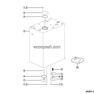 LGMG ？？2？？？？？？？？？？？o Hydrualic Excavator 2024 - Fuel tank delivered assembled - A0201-2602010480.S1A