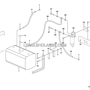 LGMG MT95 Mine Truck - Fuel - A0201-2702010272