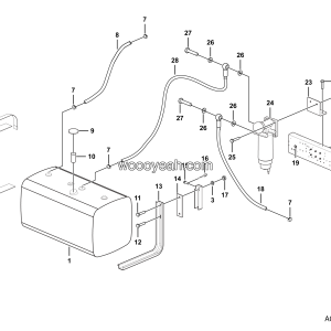 LGMG MT95 Mine Truck - Fuel - A0201-2702010272