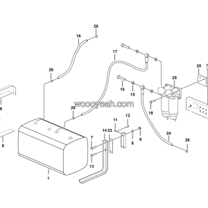 LGMG Off-Highway Dump Truck 2023 - Fuel tank assy - A0201-2702010727.S1A