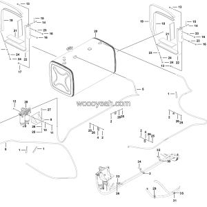 LGMG Off-Highway Dump Truck 2023 - fuel tank - A0201-2702011053
