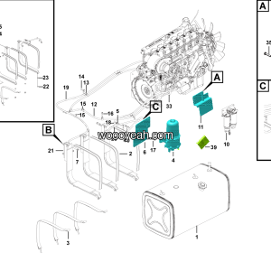 LGMG Off-Highway Dump Truck 2023 - Fuel tank assembly - A0201-2702011172
