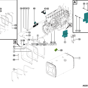 LGMG Road Sprinkler 2024 - Fuel tank assy - A0201-2702011236