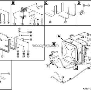 LGMG Off-Highway Dump Truck 2024 - Fuel tank assy - A0201-2702011463.S1A