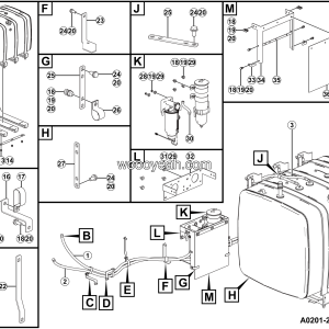 LGMG Mine Truck 2026 - Fuel sys installation - A0201-2702012368.S1A