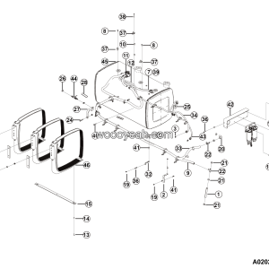LGMG Off-Highway Dump Truck 2024 - Fuel tank assembly - A0202-2702011208