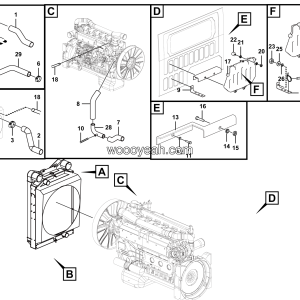 LGMG MT50 Mine Truck - Plate - A0300-2703010480