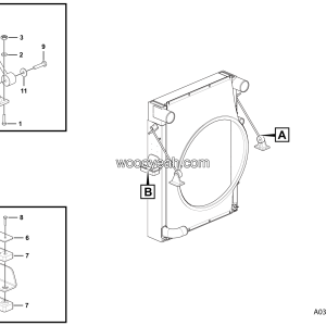 LGMG Off-Highway Dump Truck 2023 - Radiator support assy - A0300-2703010998