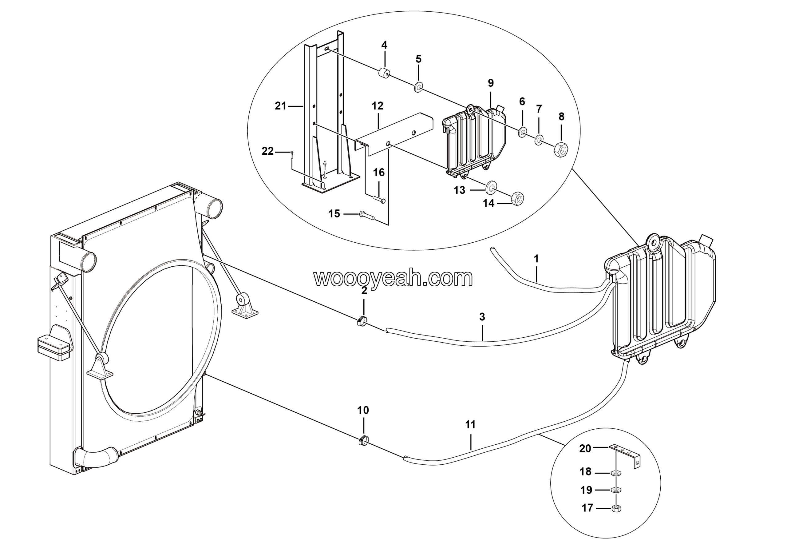 LGMG Off-Highway Dump Truck 2023 - Expansion water tank assy - A0300-2703011263