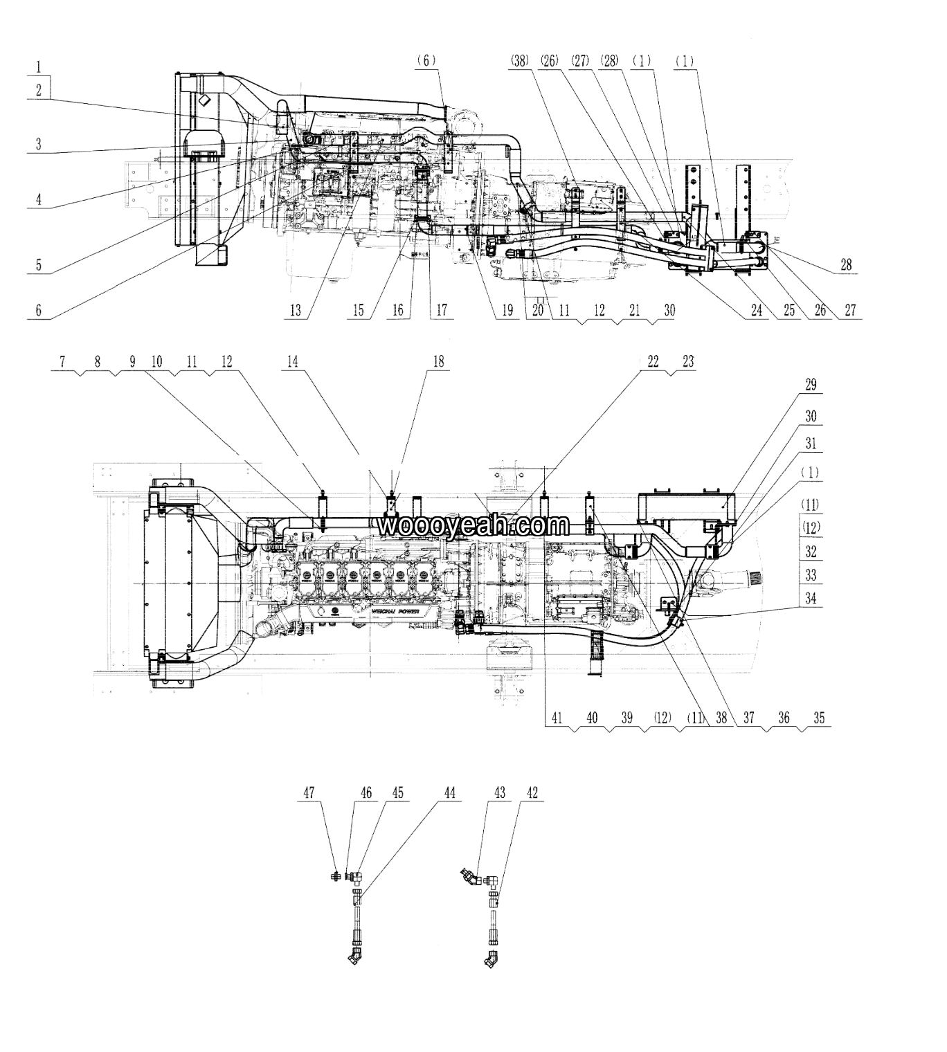 LGMG Off-Highway Dump Truck 2022 - Oil radiator - A0300-2703012284