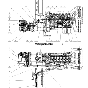 LGMG Off-Highway Dump Truck 2021 - Retarder heat dissipation assy - A0300-2703012680