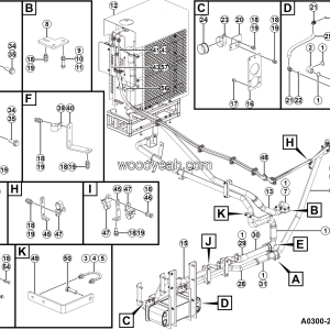 LGMG Road Sprinkler 2026 - Oil cooling assy - A0300-2703018136.S1B