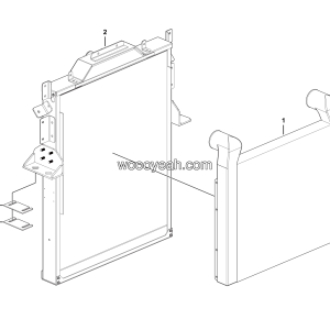 LGMG Mine Truck Mine Truck - Cooler   assemble - A0300-4110001601