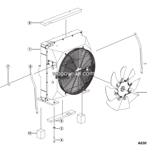 LGMG ？？2？？？？？？？？？？？o Hydrualic Excavator 2024 - Oil radiator assembly - A0301-2603010468