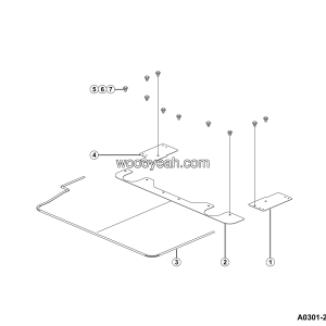 LGMG Off-Highway Dump Truck 2023 - Radiator shielding assy - A0301-2703010968