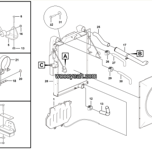 LGMG Off-Highway Dump Truck 2022 - Radiator assy - A0301-2703012403