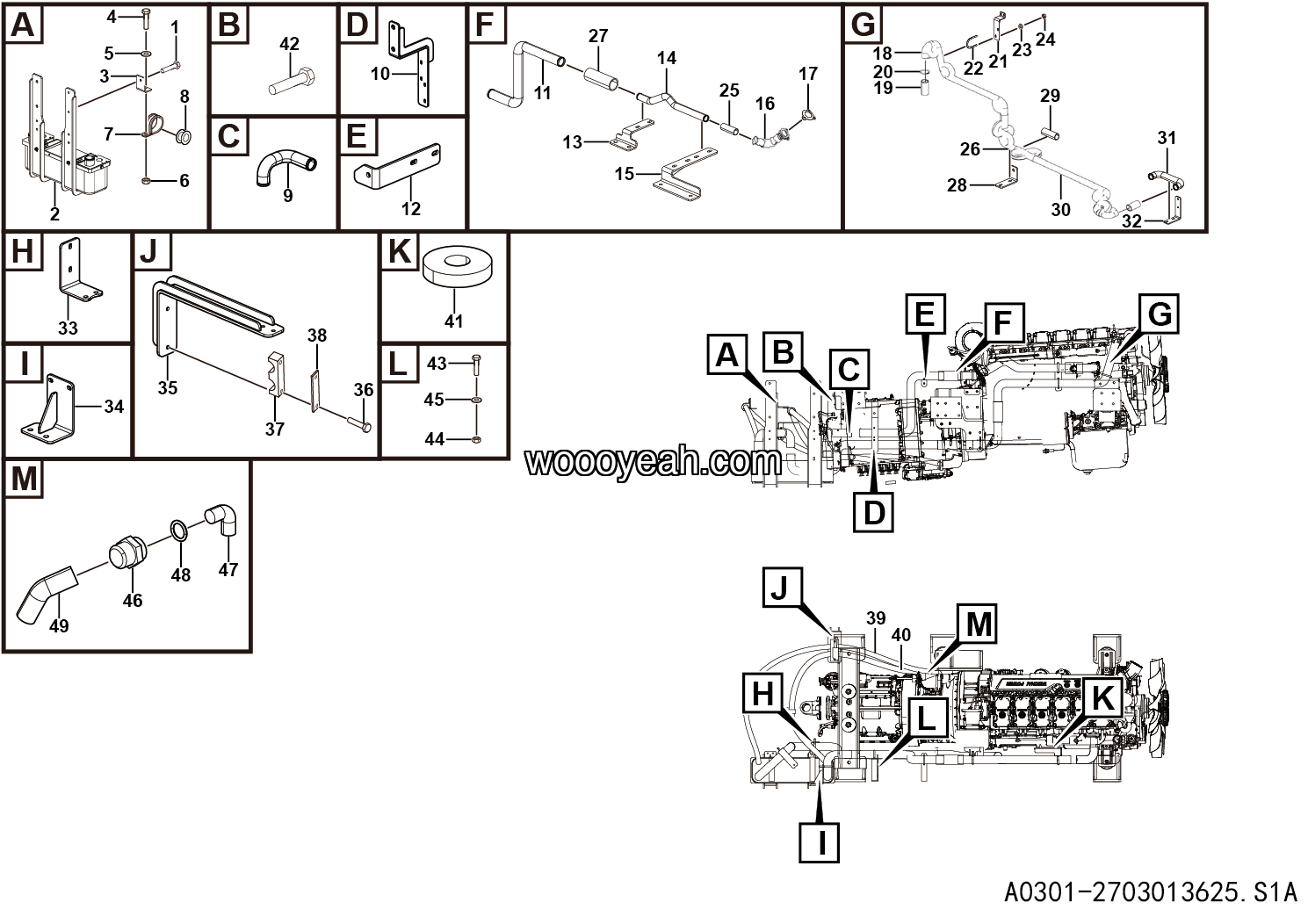 LGMG Off-Highway Dump Truck 2022 - Oil Radiator assy - A0301-2703013625.S1A