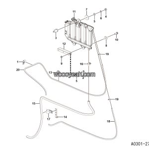 LGMG Off-Highway Dump Truck 2023 - Expansion water tank assy - A0301-2703014362.S1A