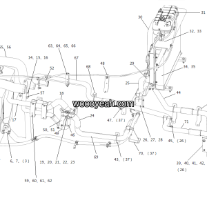 LGMG Off-Highway Dump Truck 2022 - Radiator mounting assy - A0301-2703014456