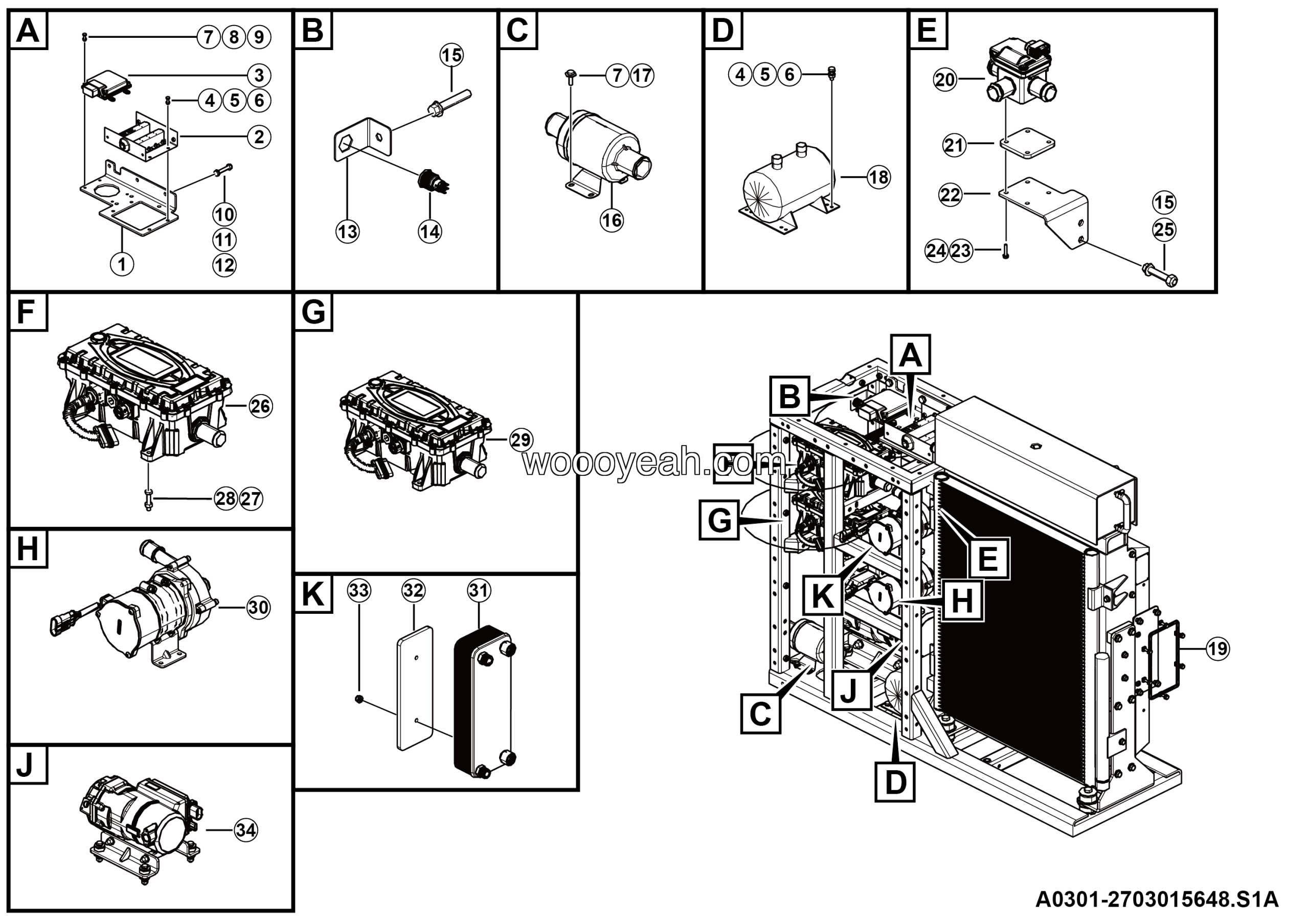 LGMG Off-Highway Dump Truck 2023 - compressor unit - A0301-2703015648.S1A