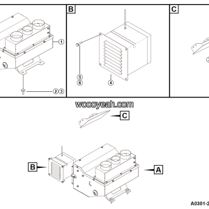 LGMG Off-Highway Dump Truck 2023 - Evaporator assy - A0301-2703016052.S1A