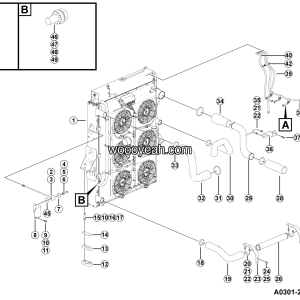 LGMG Off-Highway Dump Truck 2024 - Engine cooling assy - A0301-2703017011.S1A