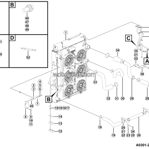 LGMG Off-Highway Dump Truck 2024 - Engine cooling assy - A0301-2703017011.S1B
